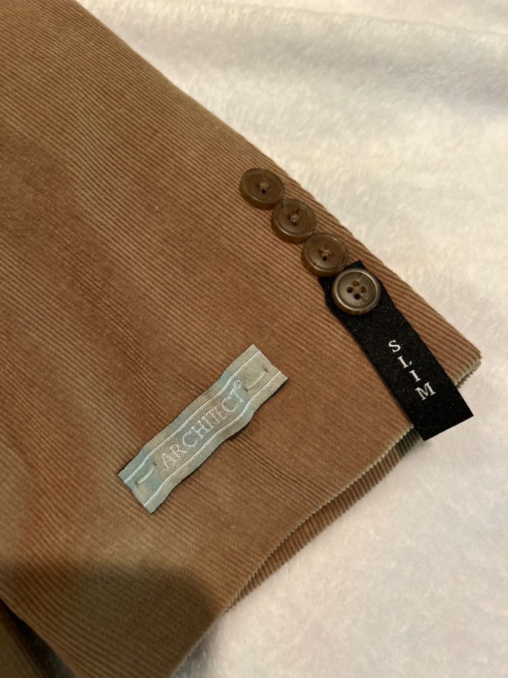 Architect Camel Corduroy Blazer/Suit Jacket - Picture 3 of 9